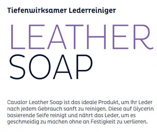 Cavalor Leather Soap 250 ml
