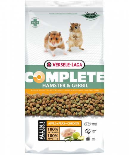 4 x Versele Hamster & Gerbil Complete 2 kg