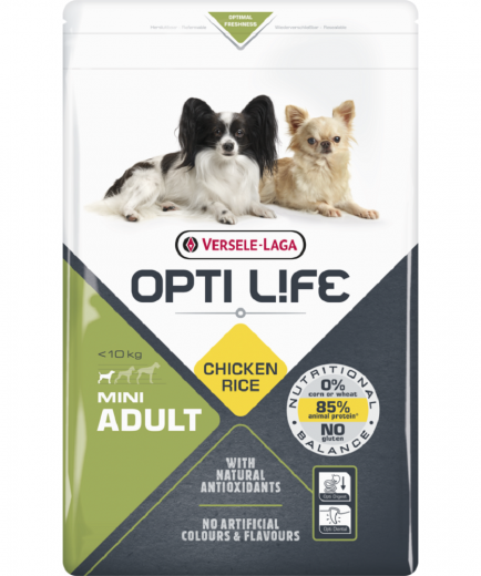 Opti Life Adult Mini 2,5 kg mit Huhn und Reis