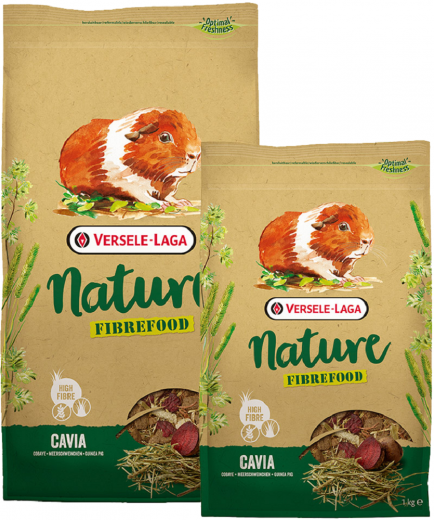 4 x Versele Nature Fibrefood Cavia 2,75 kg