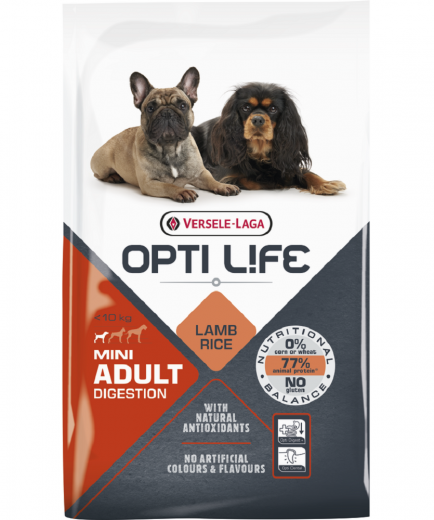 4 x Opti Life Adult Digestion Mini 2,5 kg