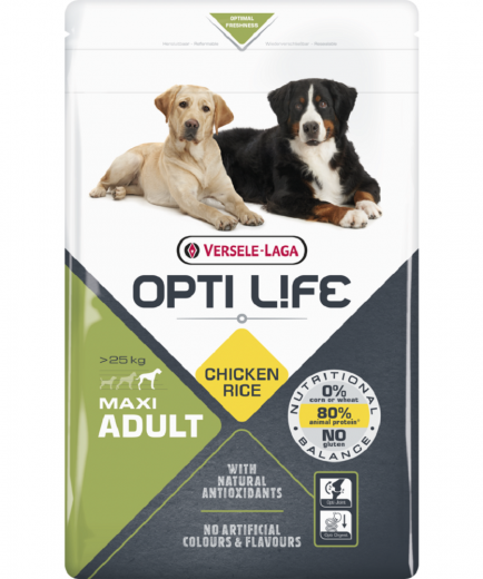 Opti Life Adult Maxi 12,5 kg mit Huhn