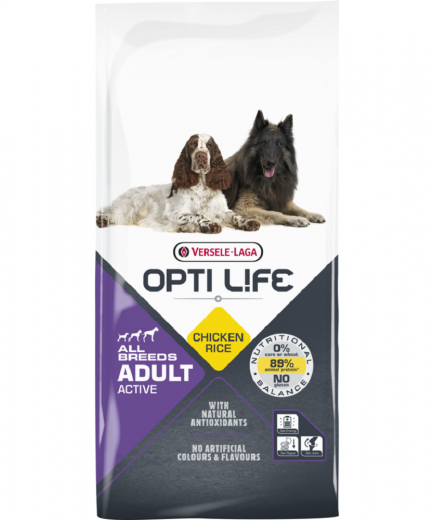 Opti Life Adult Active All Breeds 12,5 kg