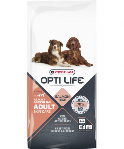 Opti Life Adult Skin Care Medium & Maxi 12,5 kg