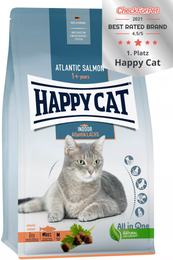 Happy Cat Indoor AtlantikLachs 300 gr.