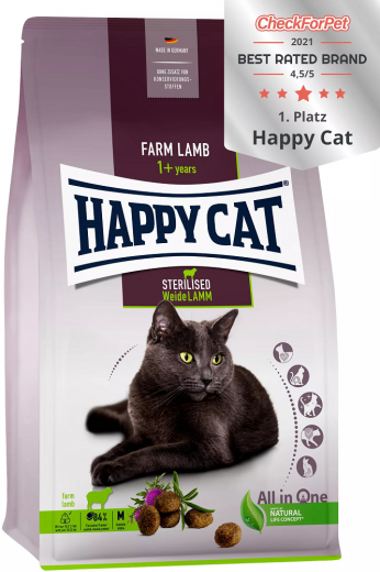 Happy Cat Sterilised WeideLamm 4 kg