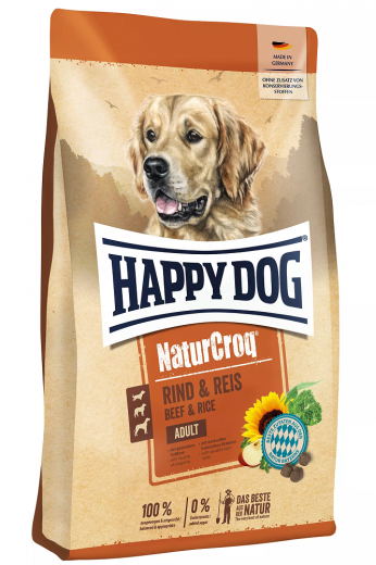Happy Dog  NaturCroq Rind & Reis 1 kg