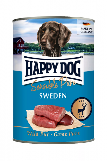 6 x Happy Dog Wild Pur 800 gr. Sweden