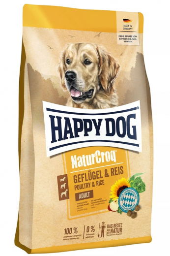 Happy Dog  NaturCroq Geflügel & Reis 11 kg FH leicht verdaulich