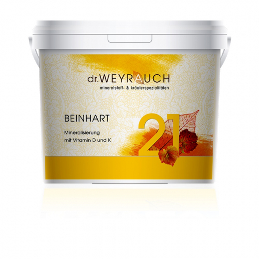 Dr. Weyrauch Nr 21 Beinhart 1,5 kg - Mineralstoffe für starke Knochen und Zähne