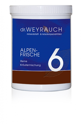 Dr. Weyrauch Nr 6 Alpenfrische 400 gr. - Kräutermischung für die Atemwege des Pferdes