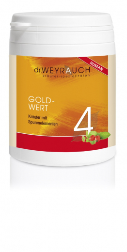 Dr. Weyrauch Nr 4 Goldwert 60 Kapseln Human - Kräuter mit Spurenelementen