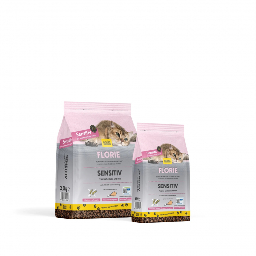 3 x Deuka Florie Sensitiv Katze je 2,5 kg