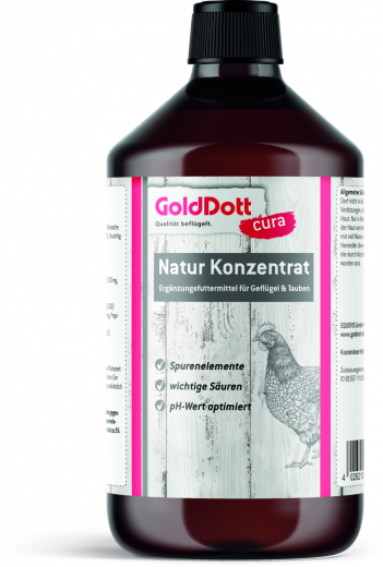 GoldDott cura Naturkräuter Konzentrat 1 Liter zur pH-Wert Absenkung