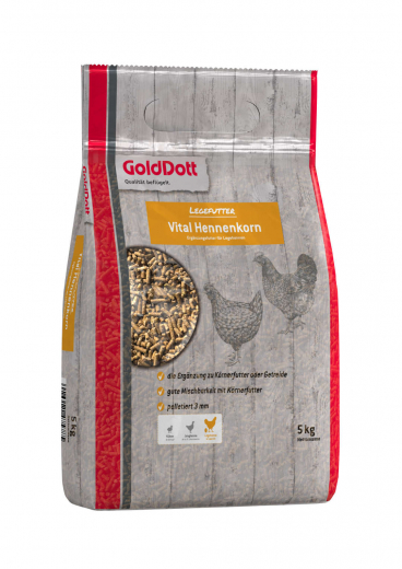 GoldDott Vital Hennenkorn 5 kg für gute Legeleistungen