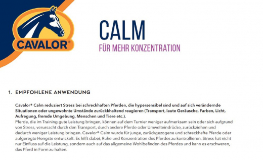 Cavalor Calm 2 kg