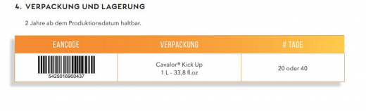 Cavalor Kick Up 1 ltr.