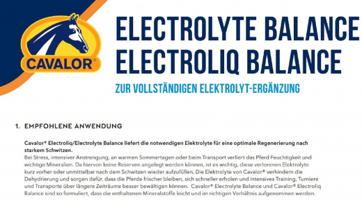 Cavalor Electroliq Balance 1l