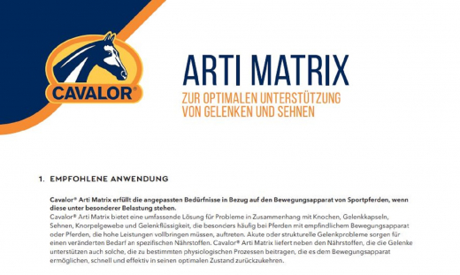 Cavalor Arti Matrix 5kg