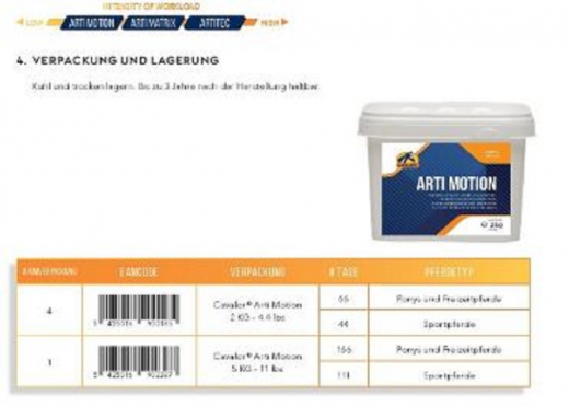 Cavalor Arti Motion 5 kg