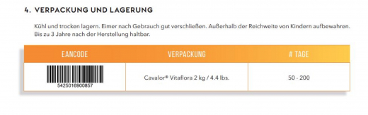 Cavalor Vitaflora, 2kg