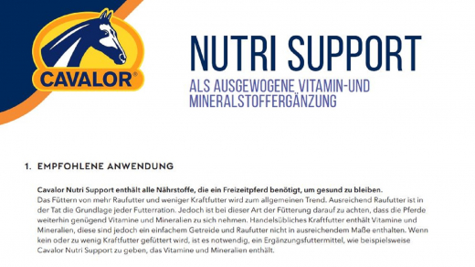 Cavalor Nutri Support 5 kg