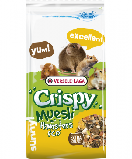 Versele Crispy Muesli Hamster und Co 400 gr