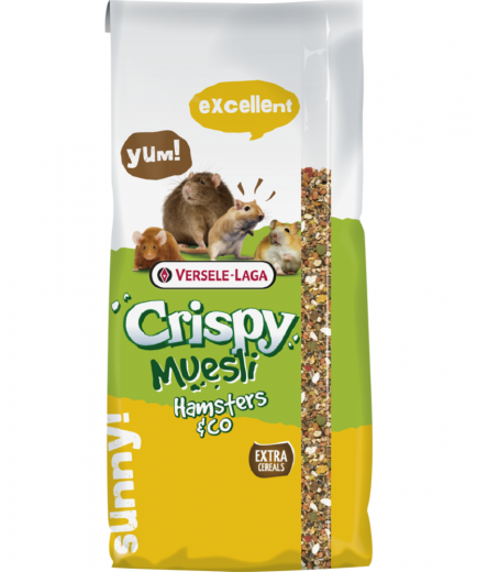 6 x Versele Crispy Müsli Hamster & Co 400 gr