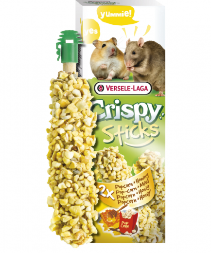 8 x Versele Sticks Hamster Popcorn & Honig 2 St.