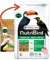 6 x NutriBird Tropical Fruit Patee 1 kg