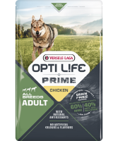 4 x Opti Life Prime Adult Chicken 2,5 kg