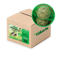 Volaris Körnerkugel Vollkorn grünes Netz 100er Karton für alle Vogelarten