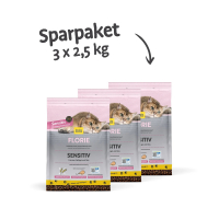 3 x Deuka Florie Sensitiv Katze je 2,5 kg