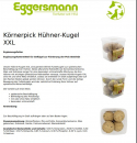 Eggersmann  Körnerpick Hühner-Kugel XXL ohne Netz - spielerische Futter-Beschäftigung