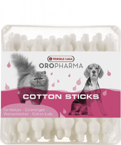 3 x Versele Orophama Cotton Sticks je 56 Stk. pro Packung