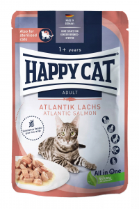 24 x Happy Cat Culinary MiS AtlantikLachs Pouch 85 gr.