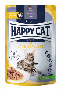 24 x Happy Cat Culinary MiS LandGeflügel Pouch 85 gr.