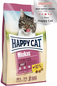 Happy Cat Minkas Sterilised Geflügel 500 gr
