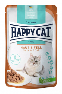 24 x Happy Cat Sensitive MiS Haut & Fell Pouch 85 gr.