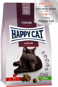 Happy Cat Sterilised VoralpenRind 1,3 kg