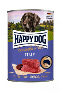 6 x Happy Dog Büffel Pur 800 gr. Italy