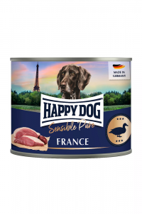 12 x Happy Dog Ente Pur 200 gr. France