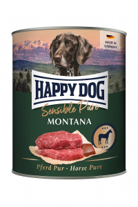 6 x Happy Dog Pferd Pur 400 gr. Montana
