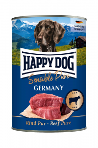 6 x Happy Dog Rind Pur 800 gr. Germany