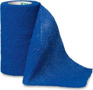 Stiefel selbstklebende Bandage blau