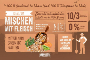Happy Dog  NaturCroq Flocken Mixer 10 kg leicht verdaulich