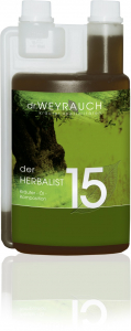 Dr. Weyrauch Nr 15 Herbalist 1 ltr. Hund -  Omega-3-und Omega-6-Fettsäuren