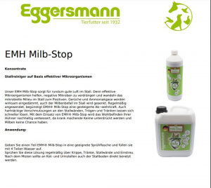 Eggersmann  Körnerpick EMH Milb-Stop 1 Liter - beugt Milbenbefall vor