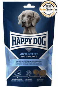 10 x Happy Dog Care Snack Arthro Fit 100 gramm für sensible Hunde