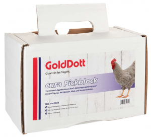 GoldDott cura Pickblock 5 kg zur Beschäftigung der Tiere